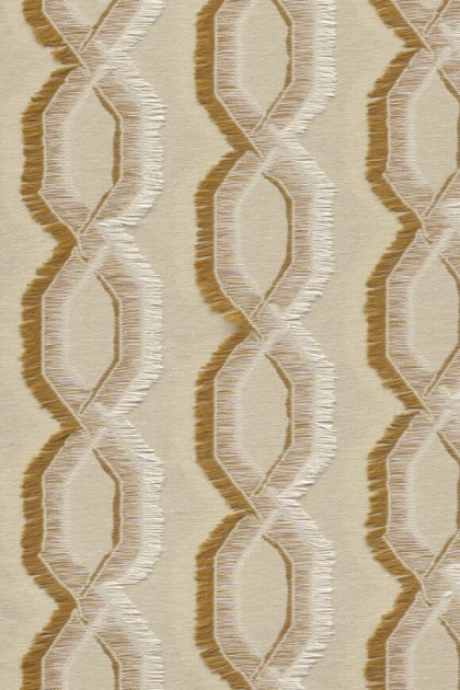 Arte 58523 Le Couturier Franges Cream - tapeta żakardowa w zygzaki