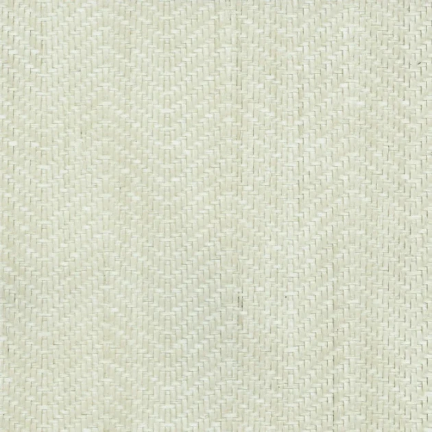 Casamance 71430329 Hikari Kasane Perle - tapeta strukturalna w jodełkę w kolorze perłowym