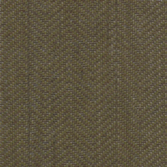 Casamance 71430652 Hikari Kasane Kaki - tapeta strukturalna w jodełkę w kolorze khaki