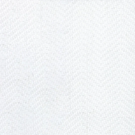Casamance 71430101 Hikari Kasane Blanc - tapeta strukturalna w jodełkę biała