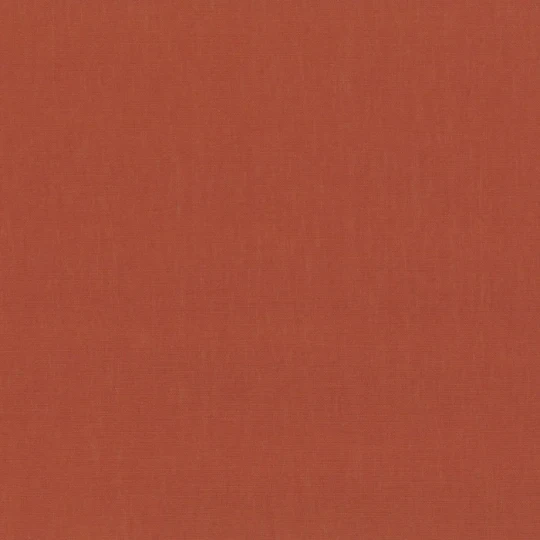Casamance 71384600 Linora Orange brulée - tapeta o lnianej strukturze w ceglanym odcieniu