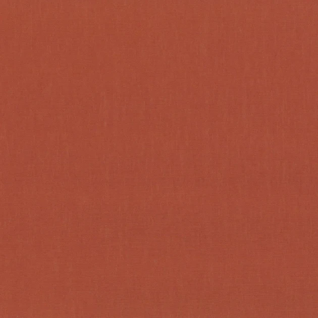 Casamance 71384600 Linora Orange brulée - tapeta o lnianej strukturze w ceglanym odcieniu