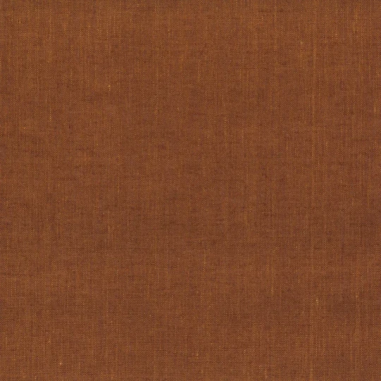 Casamance 71384292 Linora Terre de sienne - tapeta o lnianej strukturze w kolorze ciepłego brązu