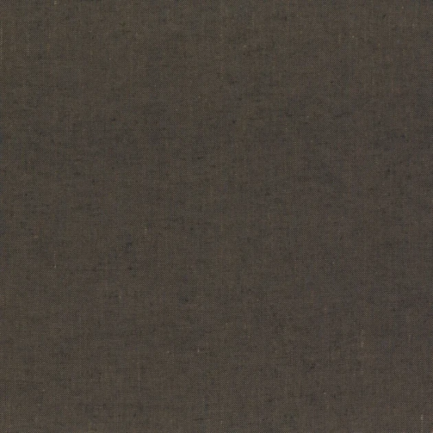 Casamance 71384804 Linora Brun chocolat - tapeta o lnianej strukturze w kolorze gorzkiej czekolady