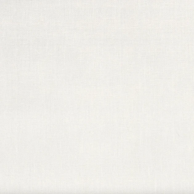 Casamance 71390313 Linora Velin Blanc pétale - lniana tapeta w jodełkę w kolorze białym