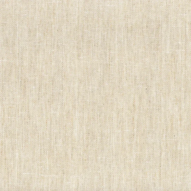 Casamance 71395618 Linora Velin Craie - lniana tapeta w jodełkę w kolorze jasnobeżowym