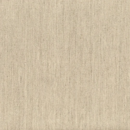 Casamance 71395416 Linora Velin Naturel - lniana tapeta w jodełkę w kolorze beżowym
