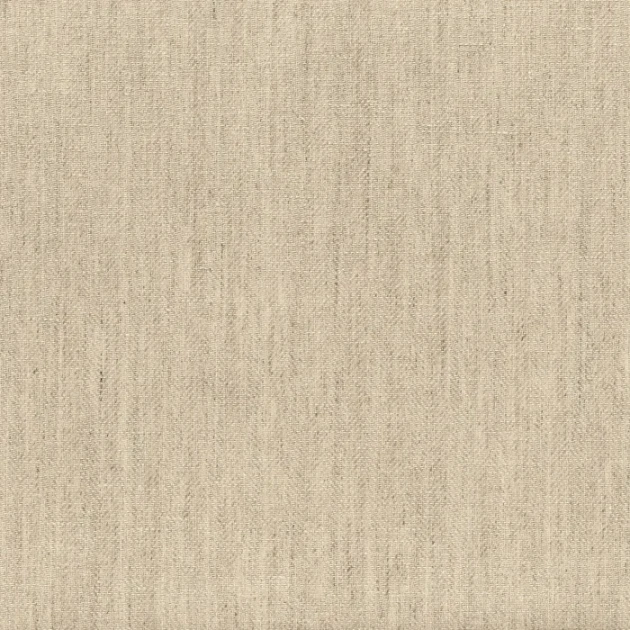 Casamance 71395416 Linora Velin Naturel - lniana tapeta w jodełkę w kolorze beżowym