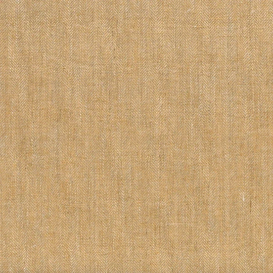 Casamance 71393683 Linora Velin Safran - lniana tapeta w jodełkę w kolorze szafranu