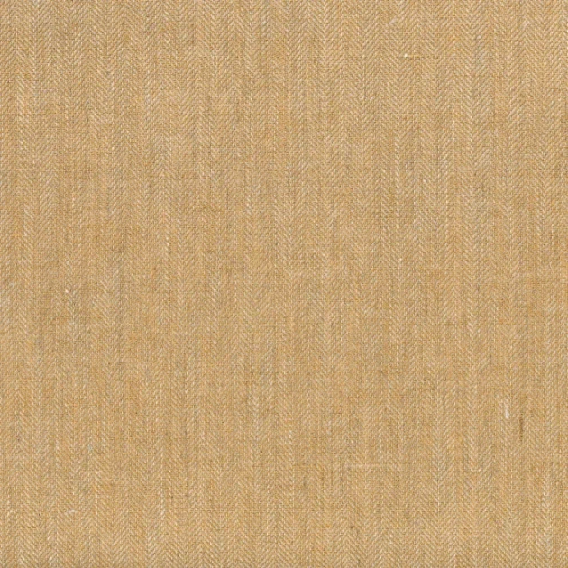 Casamance 71393683 Linora Velin Safran - lniana tapeta w jodełkę w kolorze szafranu