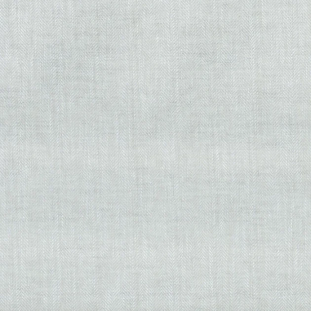 Casamance 71392151 Linora Velin Perle - lniana tapeta w jodełkę w kolorze błękitnoszarym