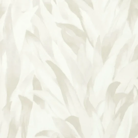 Casamance 71400222 Linora Noline Grège - lniana tapeta w liście