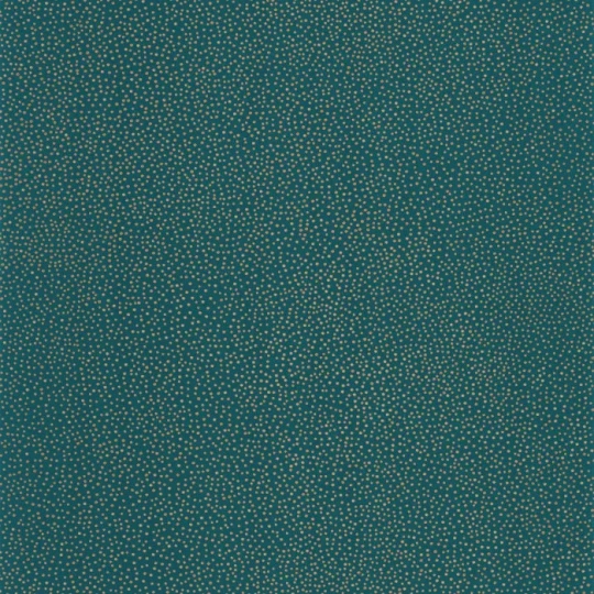 Caselio 101736128 Green Life 2 Green Life Sparkle Bleu madura or - tapeta w złote kropki