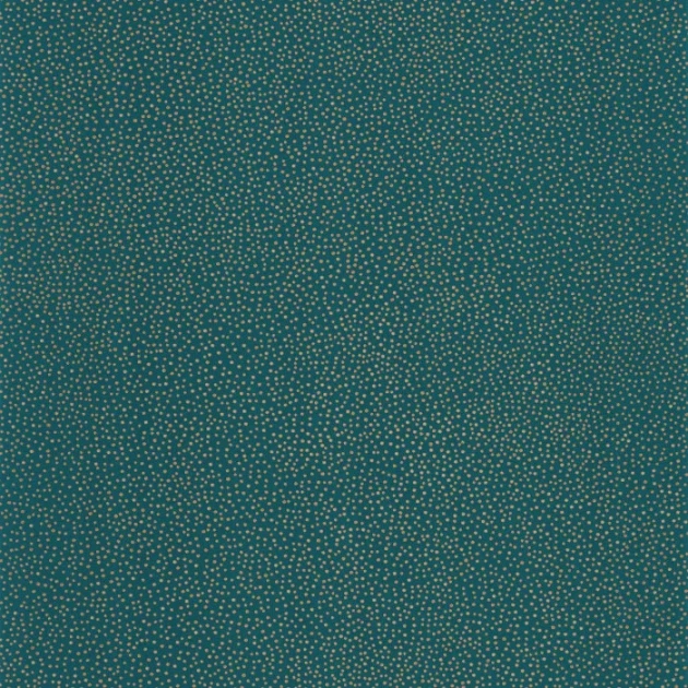 Caselio 101736128 Green Life 2 Green Life Sparkle Bleu madura or - tapeta w złote kropki
