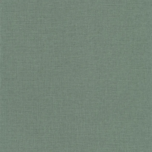 Caselio 104017789 Green Life 2 Uni Mat Mousse - tapeta o strukturze juty w kolorze morskim