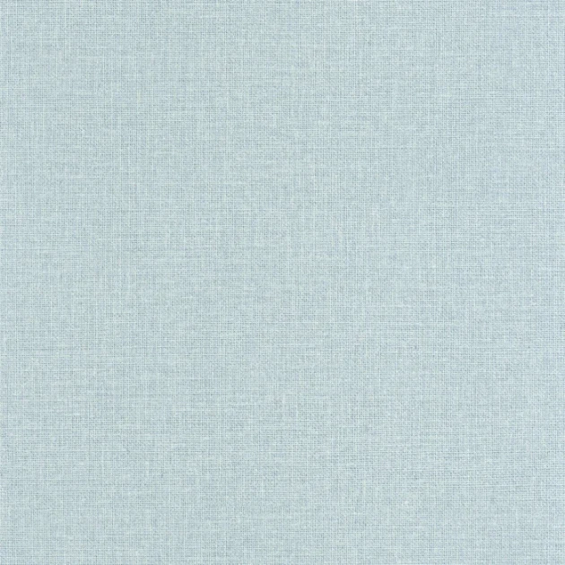 Caselio 104016442 Green Life 2 Uni Mat Bleu ciel - tapeta o strukturze juty jasnoniebieska