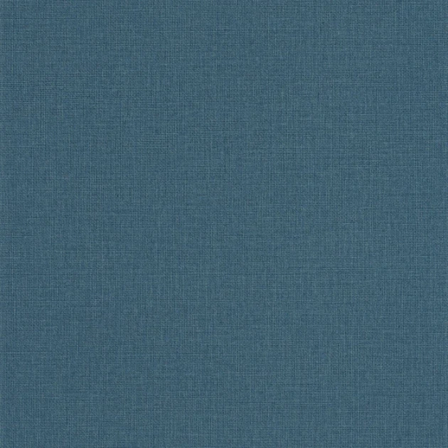 Caselio 104016773 Green Life 2 Uni Mat Bleu madura - tapeta o strukturze juty denimowa