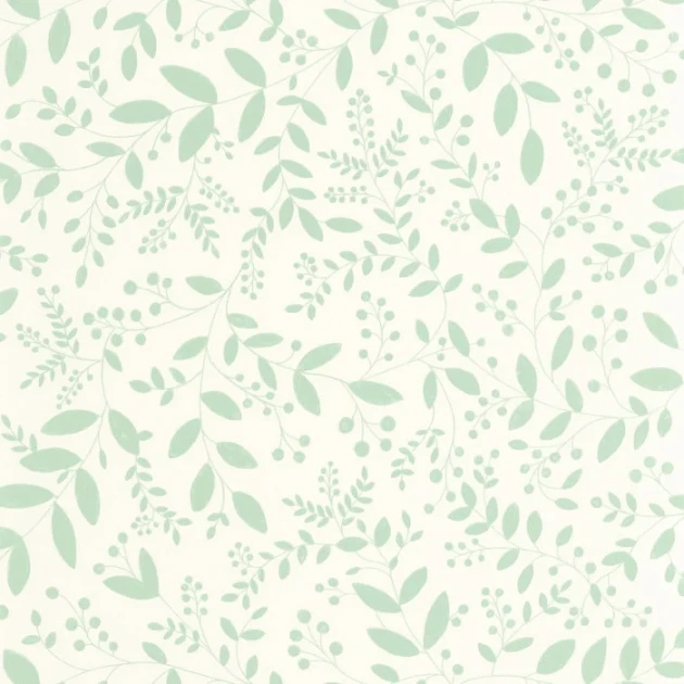 Caselio 105340701 Green Life 2 Sympathy Vert d'eau - tapeta w małe liście