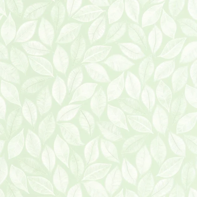Caselio 105387074 Green Life 2 Bliss Vert d'eau - tapeta w delikatne liście