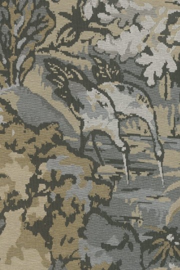 Arte 90516 Boutique Riverbank Ombre - tapeta o malowniczym wzorze brzegu rzeki z japońskim żurawiem