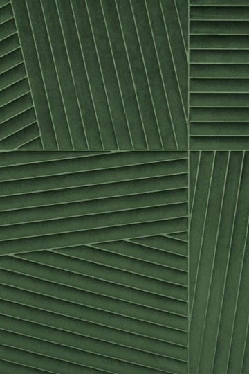 Arte 72534 Kanso Shibumi Olive - tapeta aksamitna imitująca płytki z ukośnymi paskami