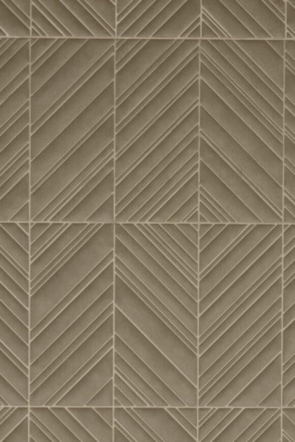 Arte 72510 Kanso Iki Linen - tapeta aksamitna w trójwymiarowy wzór płytek z jodełką