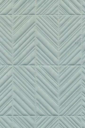 Arte 72512 Kanso Iki Aqua - tapeta aksamitna w trójwymiarowy wzór płytek z jodełką