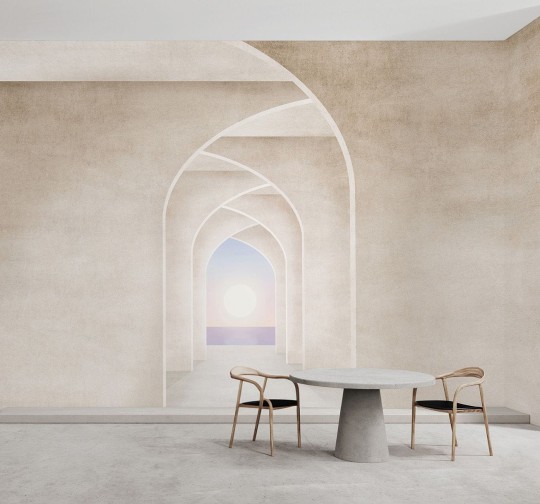 Wallpepper WP-123-B 2024 Layers - mural w łuki