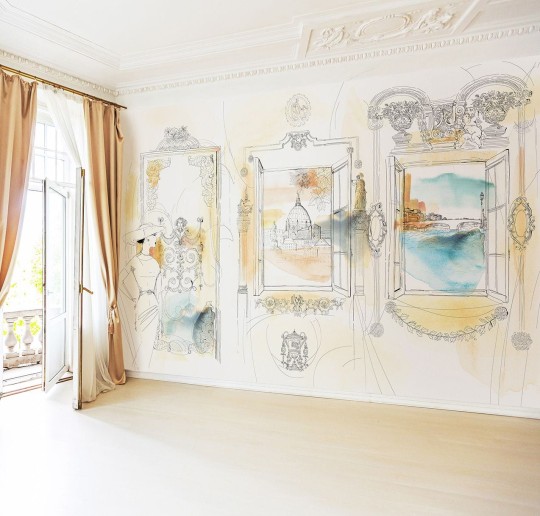 Wallpepper AS-28-A 2024 Florence from a beautiful palace - mural w okiennice