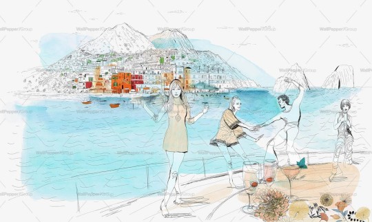 Wallpepper AS-26-A 2024 I love Capri - mural w morski krajobraz