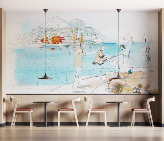 Wallpepper AS-26-A 2024 I love Capri - mural w morski krajobraz