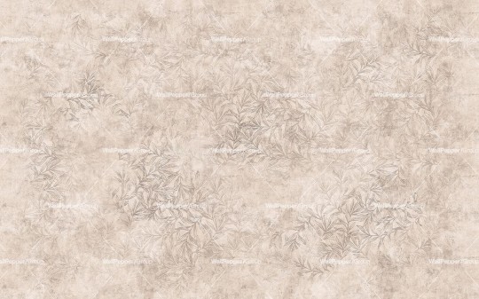Wallpepper CC-13-A 2024 Plaster - mural w roślinny motyw z efektem postarzenia