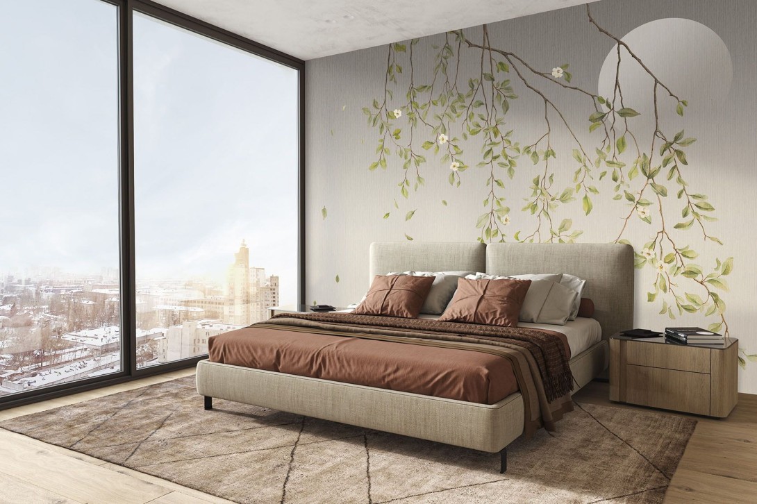 Wallpepper ACG-54-B 2024 Gentle Breeze - mural w księżyc i drzewo