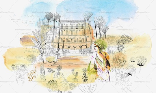 Wallpepper AS-27-A 2024 Fashion in Sicily - mural w krajobraz miejski