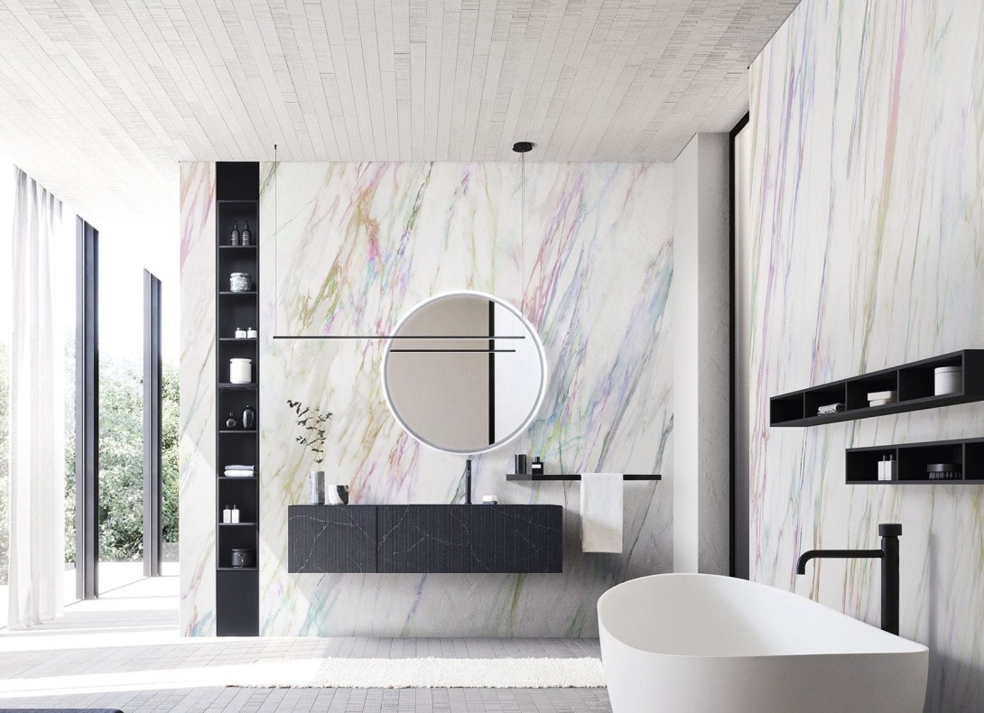 Wallpepper WP-135-B 2024 Holo Marble - mural w abstrakcyjnym stylu