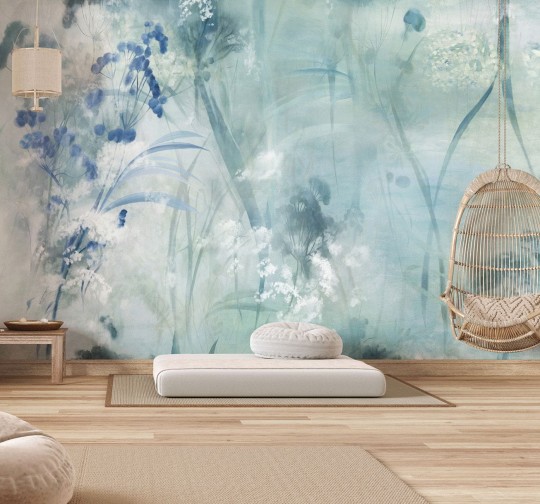 Wallpepper WP-107-A 2024 Mare d'inverno - mural w delikatne rośliny