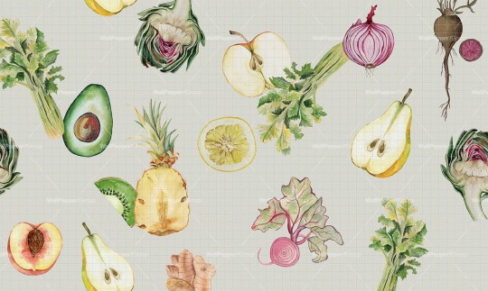 Wallpepper AO-24-A 2024 Culinary maestro - mural w owoce i warzywa