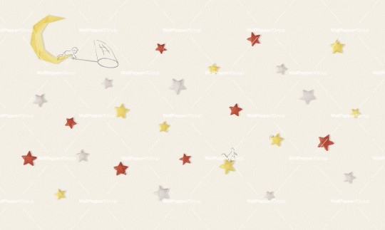 Wallpepper WP-149-A 2024 Twinkle Twinkle - mural dla dzieci w gwiazdy i księżyc