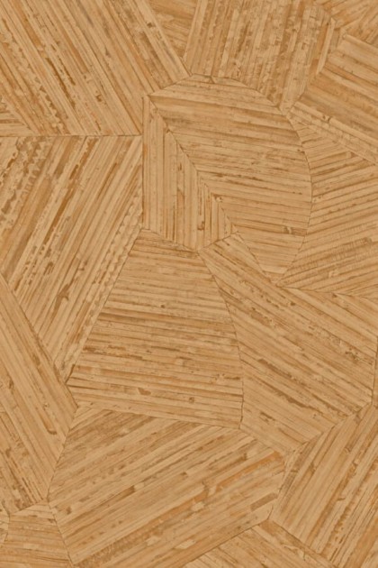 Arte 81510 Lanai Mauna Tangerine - tapeta geometryczna imitująca rattan