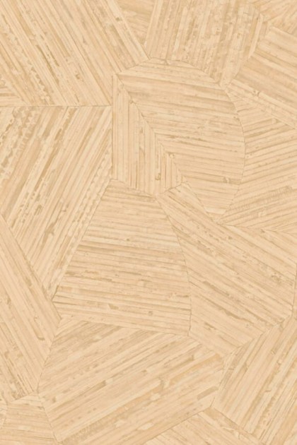 Arte 81511 Lanai Mauna Nougat - tapeta geometryczna imitująca rattan