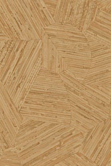 Arte 81516 Lanai Mauna Camel - tapeta geometryczna imitująca rattan