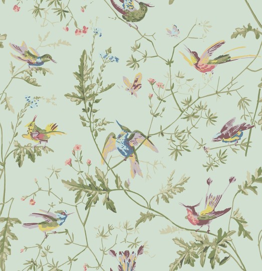 Cole&Son 100/14069 Selection of Hummingbirds, Hummingbirds - tapeta w kolibry