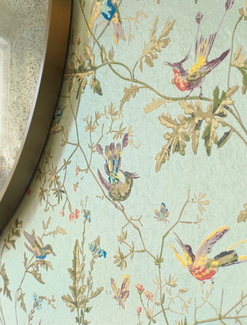 Cole&Son 100/14070 Selection of Hummingbirds, Hummingbirds - tapeta w kolibry