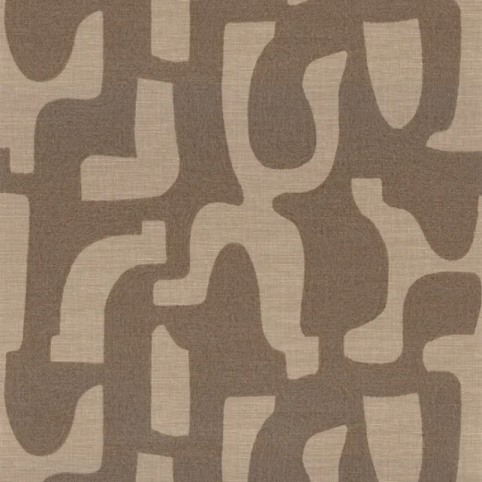 Casamance 76560202 Le Lin 3 Seran Travertin - tapeta w organiczne kształty