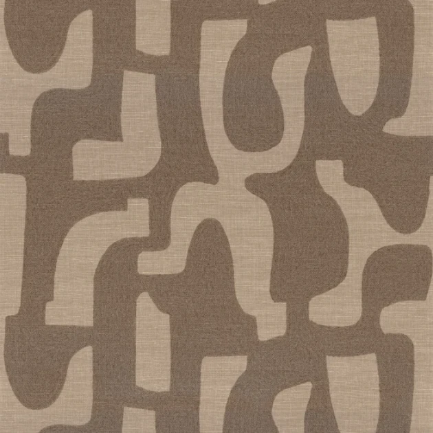 Casamance 76560202 Le Lin 3 Seran Travertin - tapeta w organiczne kształty