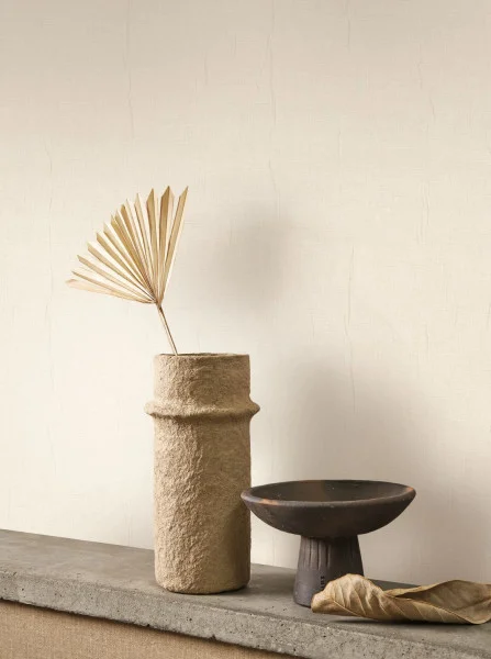 Casadeco 200257117 Etamine Vert d’eau - tapeta imitująca tkaninę na tweedowej bazie