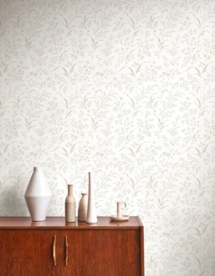 Casadeco 200280990 Soliflore Grass Field - tapeta roślinna łąka