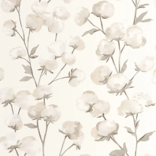 Casadeco 200291111 Soliflore Cotton Flower - tapeta kwiaty bawełny