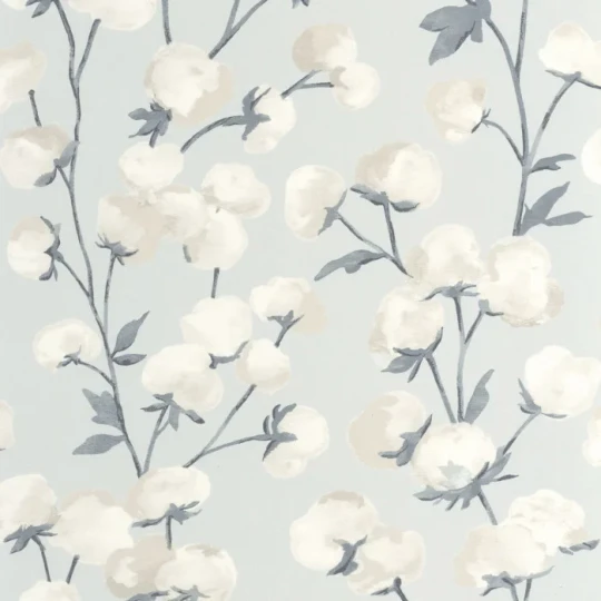 Casadeco 200296226 Soliflore Cotton Flower - tapeta kwiaty bawełny
