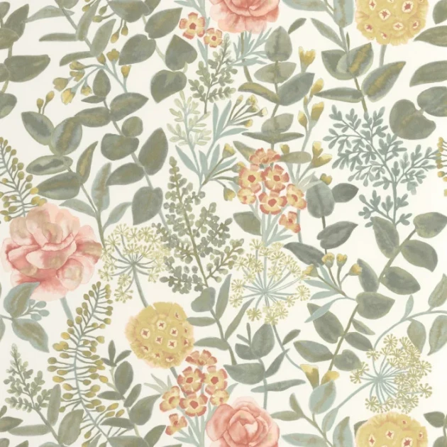 Casadeco 200314242 Soliflore Garden Flowers - tapeta w kwiaty